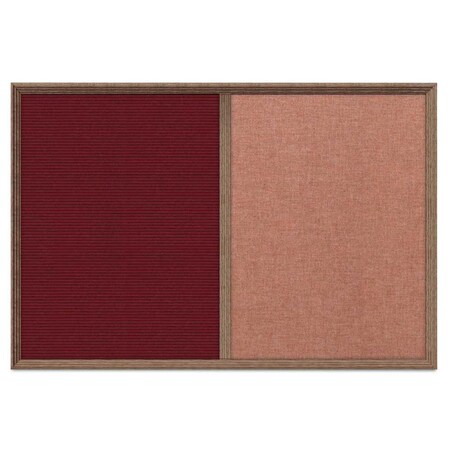 United Visual Products Enclosed Corkboard, 1 Door, 24"x36", 4" Fra, UV3422-WHITE-ULTMAR UV3422-WHITE-ULTMAR